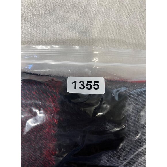 Enzo Mantovani 100% Cashmere Scarves Red /Black/Gray  Soft Luxurious Warm Fringe - Picture 14 of 14